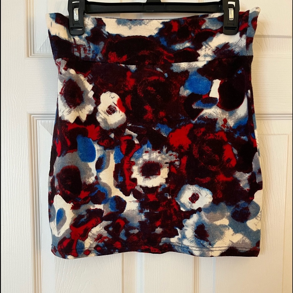 Multi-Colored Mini Skirt